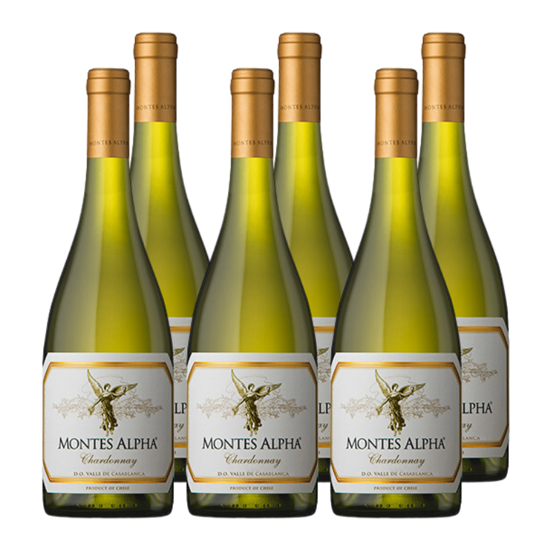 Vino Montes Alpha Chardonnay 750cc x6 ($10.990 c/u)