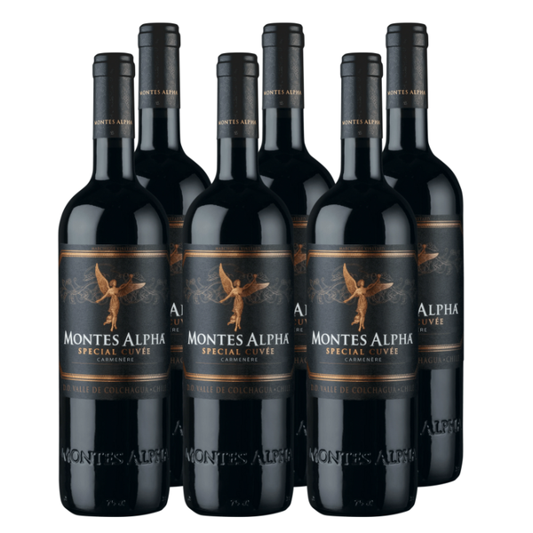 x6 Vino Montes Alpha Special Cuvee Carmenere 750cc ($16.790 c(u)