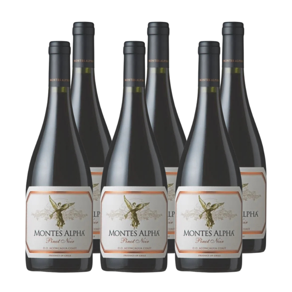 Vino Montes Alpha Pinot Noir 750cc x6 ($10.990 c/u)