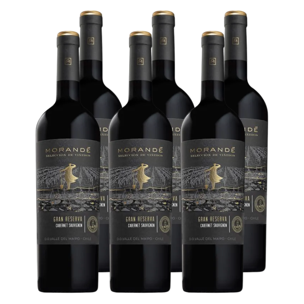 Vino Morandé Selección de Viñedos Gran Reserva Cabernet Sauvignon 750cc x6 ($4.990 c/u)