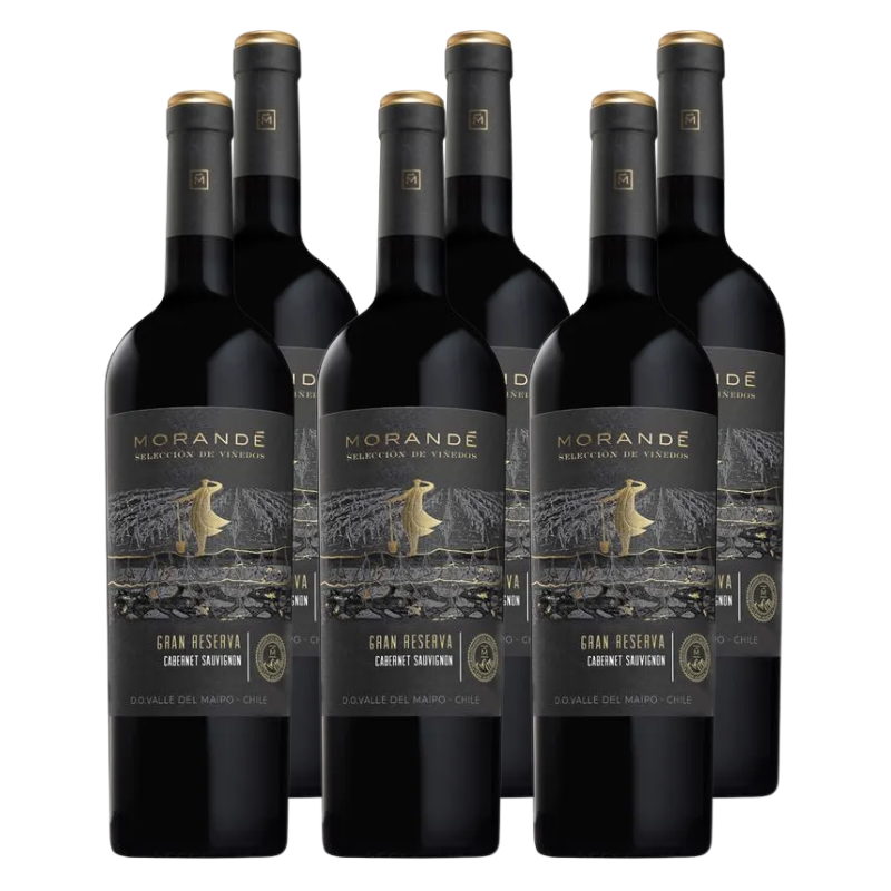 Vino Morandé Selección de Viñedos Gran Reserva Cabernet Sauvignon 750cc x6 ($4.990 c/u)