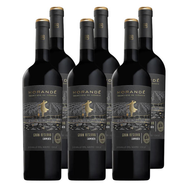 Vino Morandé Selección de Viñedos Gran Reserva Carmenere 750cc x6 ($4.990 c/u)