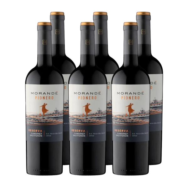 Vino Morande Pionero Reserva Cabernet Sauvignon 750cc x6 ($3.990 c/u)