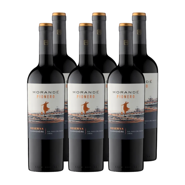 Vino Morandé Pionero Reserva Carmenere 750cc x6 ($3.990 c/u)