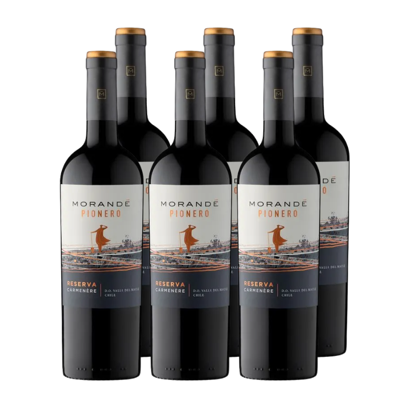 Vino Morandé Pionero Reserva Carmenere 750cc x6 ($3.990 c/u)