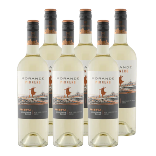 Vino Morandé Pionero Reserva Sauvignon Blanc 750cc x6 ($3.990 c/u)