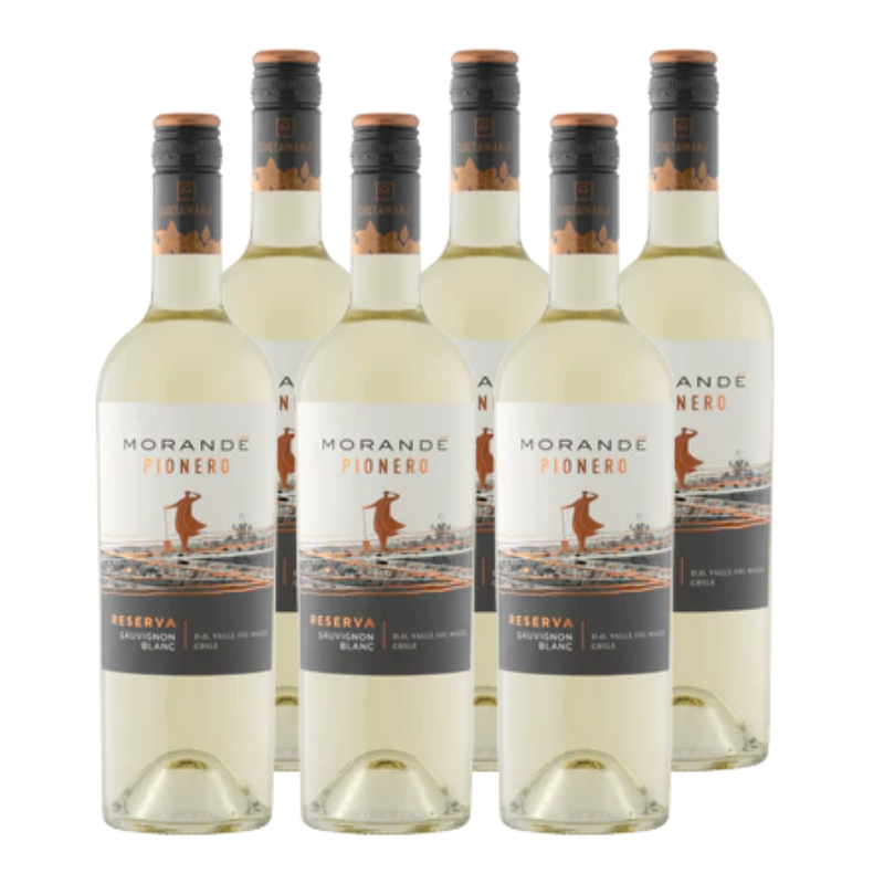 Vino Morandé Pionero Reserva Sauvignon Blanc 750cc x6 ($3.990 c/u)