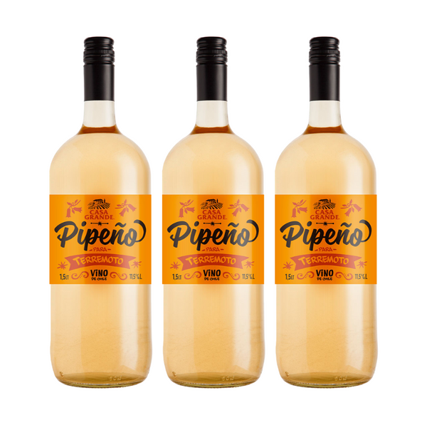 Pack x3 Vino Pipeño Casa Grande 1.5lt ($3.890 c/u)