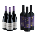 Pack 3 Vino Presumido Carmenere + 3 Casa Silva S7 Carmenere 750cc