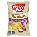 Papas Fritas Marco Polo Rústicas Aceto y Sal de Mar 185g