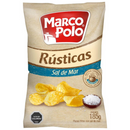 Papas Fritas Marco Polo Rusticas Sal de Mar 185g