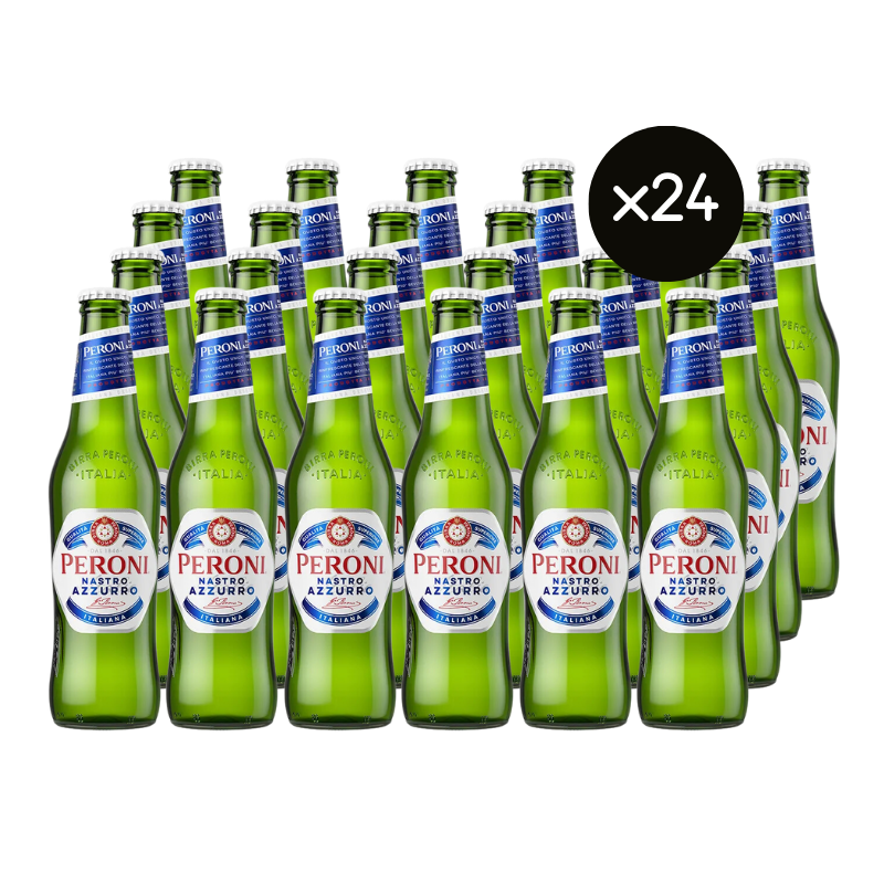 24x Cerveza Peroni Lager Botella 330cc