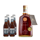Pack Bou Legado Gran Pisco 46° Selección 750cc+ Fever Tree Light madagascan cola 200ml x4