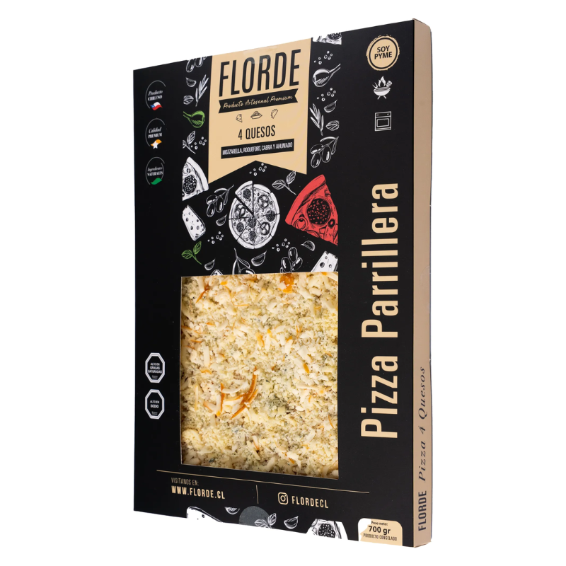 Pizza Parrillera 4 Quesos Florde - Congelado