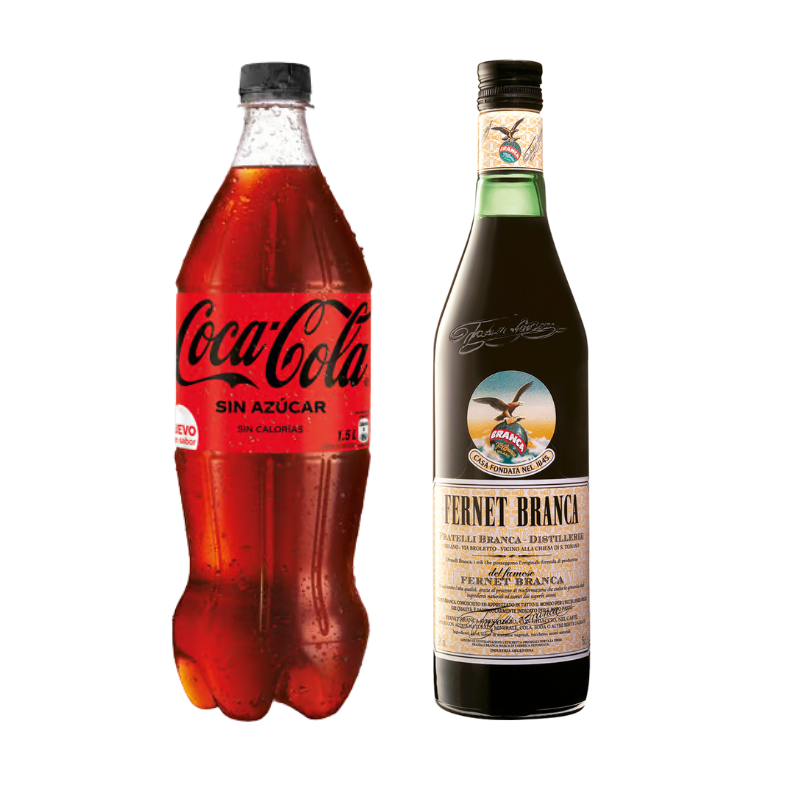 Fernet Branca 750cc + Bebida 1.5L