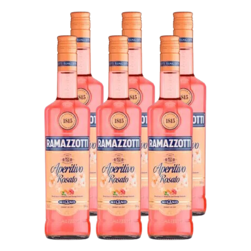 X6 Licor Aperitivo Ramazzotti Rosato 700cc ($9.790 c/u)