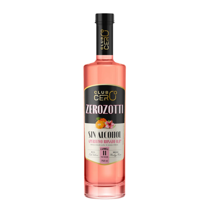 Aperitivo Zerozotti Rosato 0.0° Sin Alcohol 750cc - Bebida Premium | Opera Liquor Store