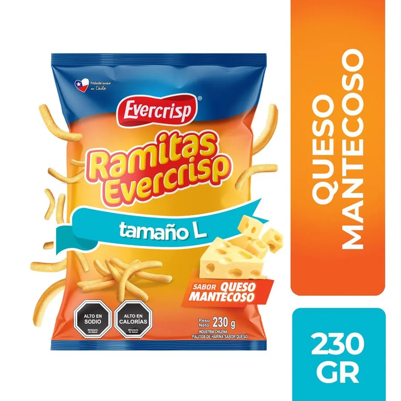 Ramitas Evercrisp Sabor Queso 230g