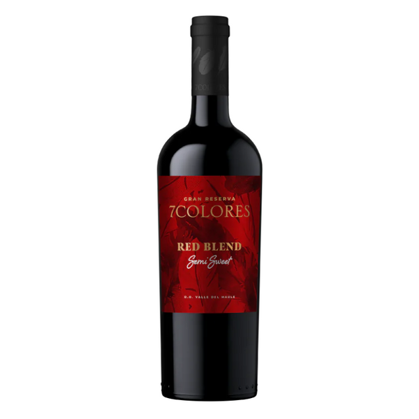 Vino 7 Colores Gran Reserva Semi Sweet Red Blend 750cc