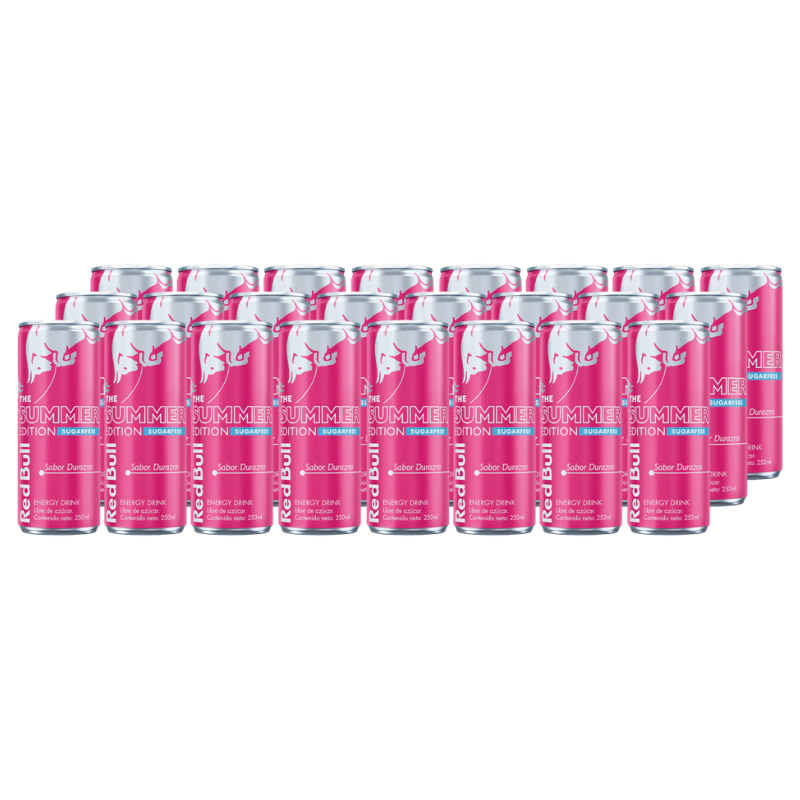 Bebida Energética Red Bull Summer Sugarfree Durazno 250ml x24