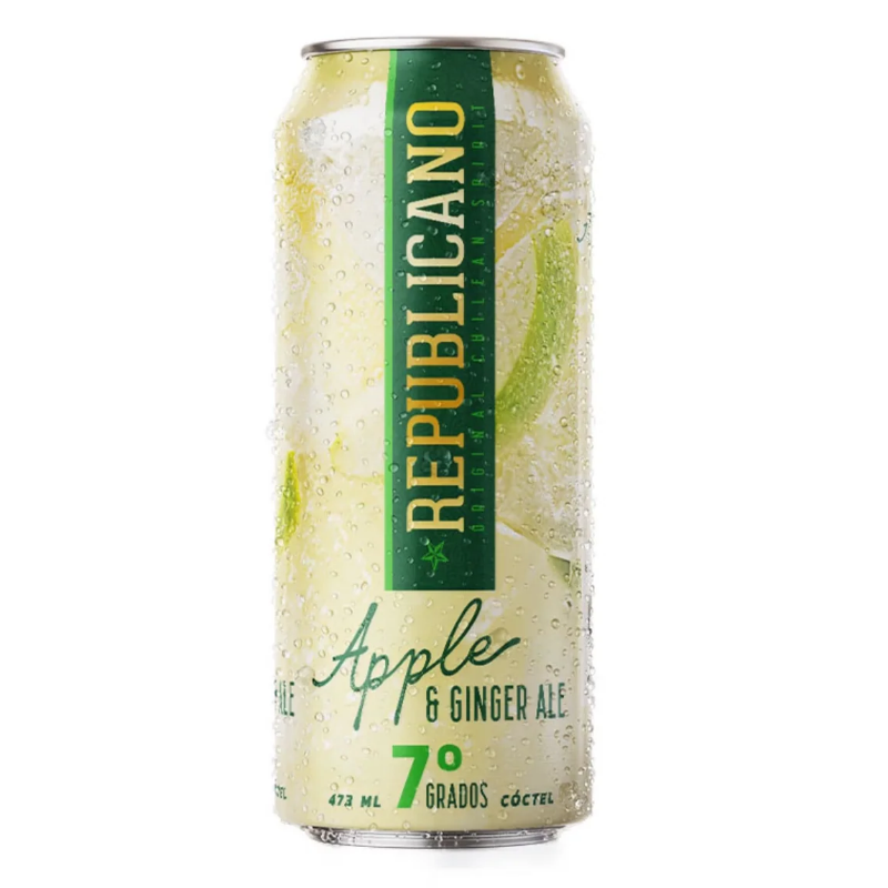 Cóctel Pisco Republicano Ice Apple 7° 473ml