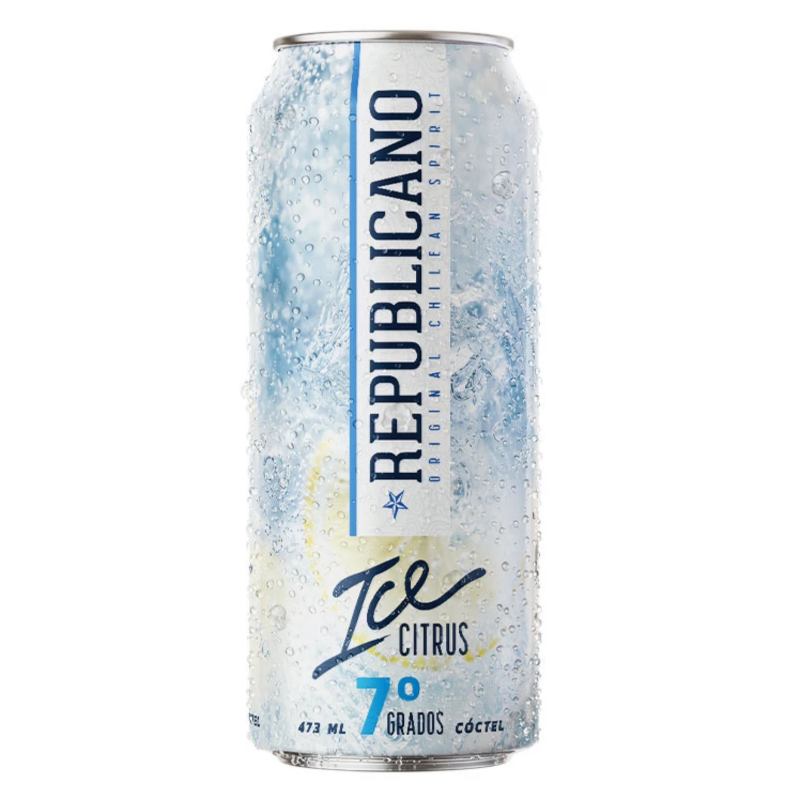 Cóctel Pisco Republicano Ice Citrus 7° 473ml
