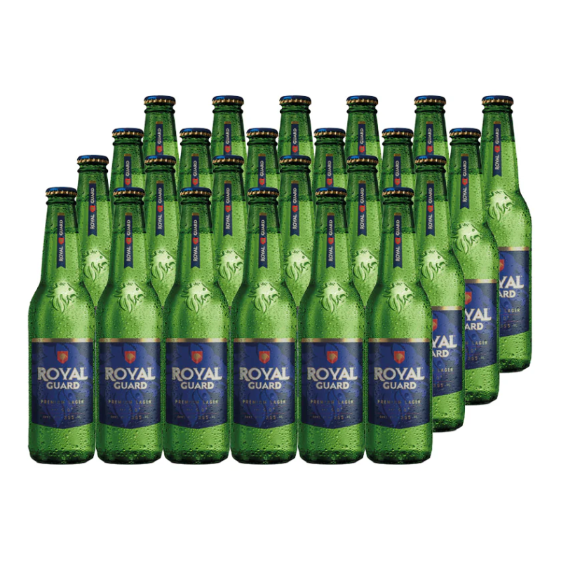 Cerveza Royal Guard Botellin 355ml x24