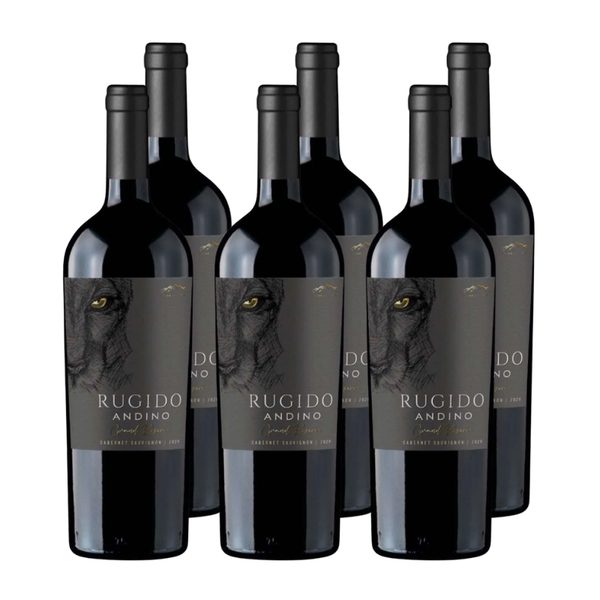 x6 Vino Rugido Andino Carmenere 750cc ($6.690 c/u)