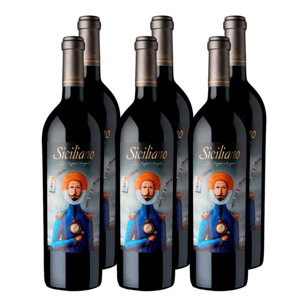 x6 Vino Siciliano Cabernet Sauvignon 750cc ($10.490 c/u)