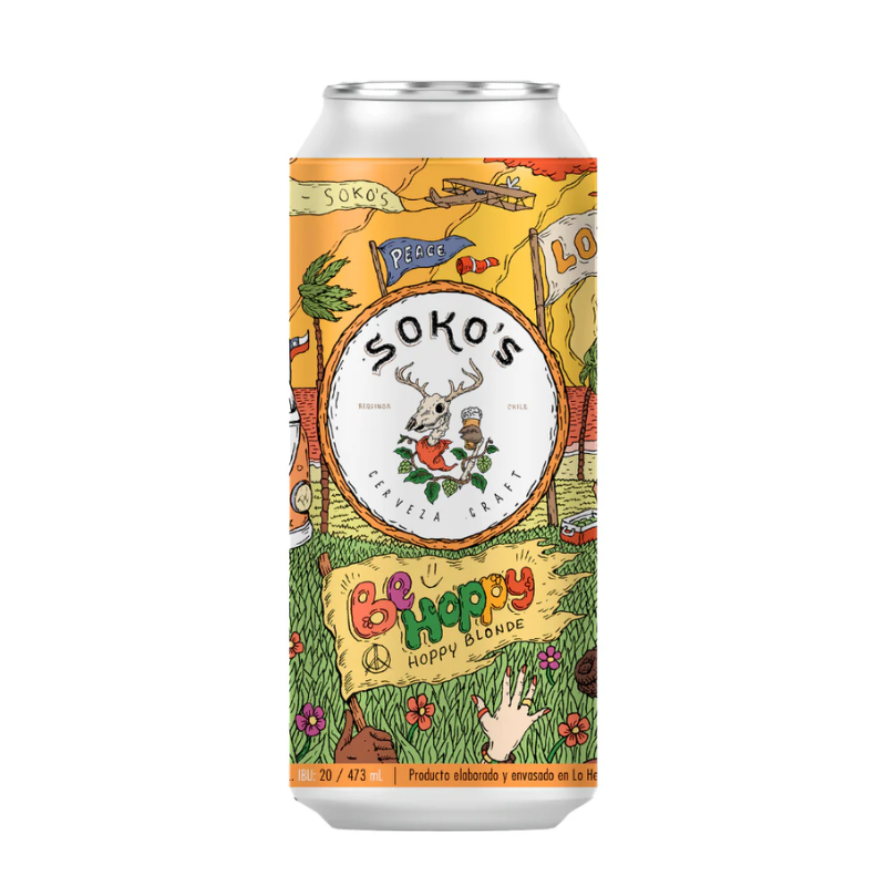 Cerveza Sokos Be Hoppy 473ml