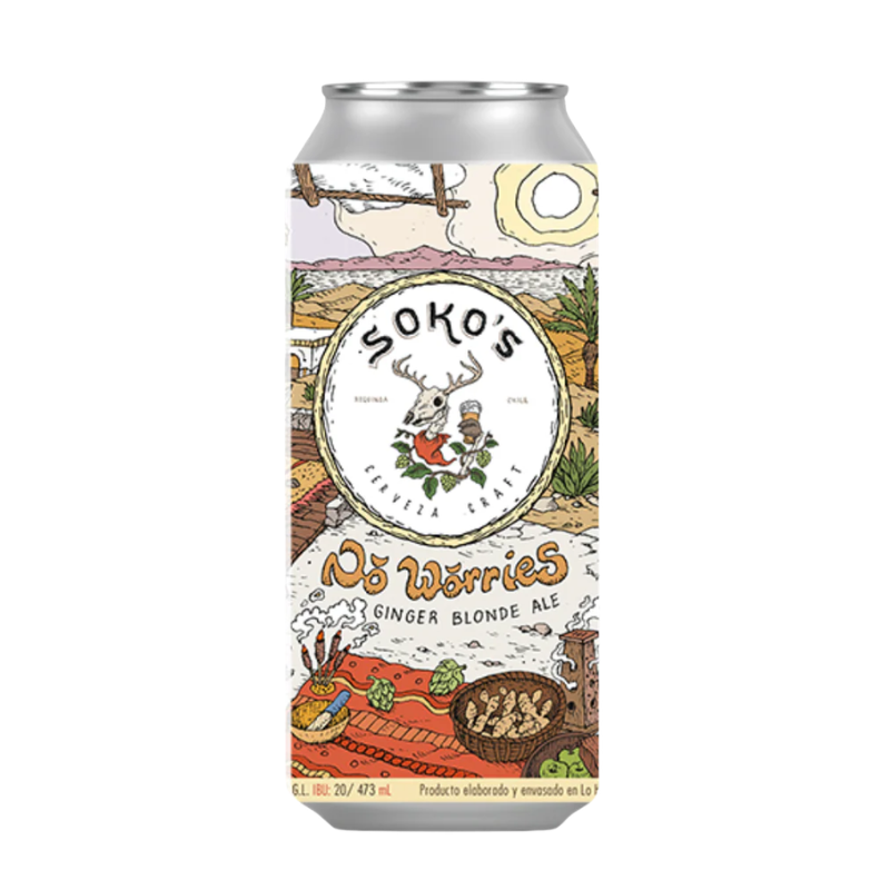 Cerveza Sokos No Worries 473ml