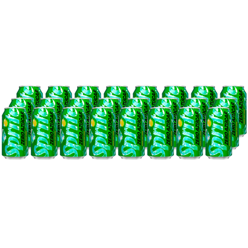 Bebida Sprite Zero Lata 350cc x24