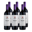 x6 Vino Tabali Micas Carmenere 750cc ($10.990 c/u)