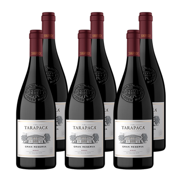 x6 Vino Tarapaca Gran Reserva Syrah 750cc ($6.490 c/u)