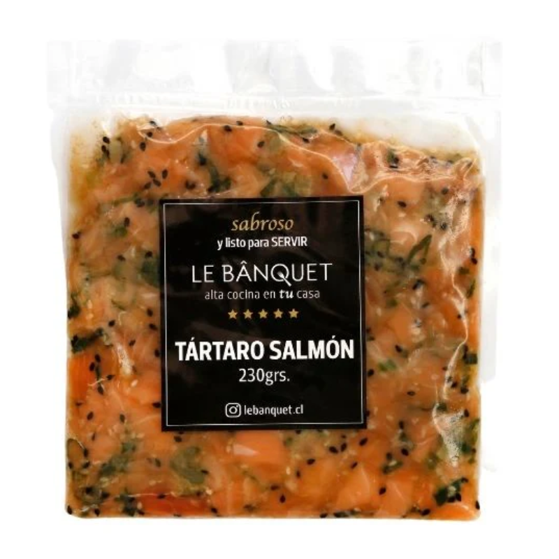 Tártaro de Salmón Congelado Le Banquet 230g