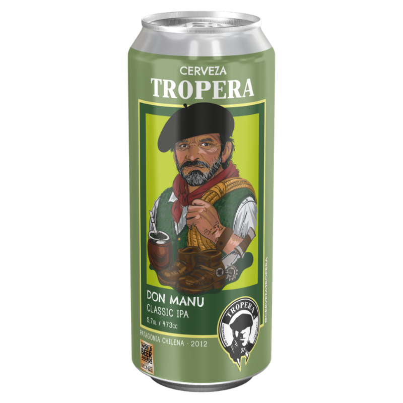 Cerveza Tropera Don Manu Classic IPA 5.7° 473ml