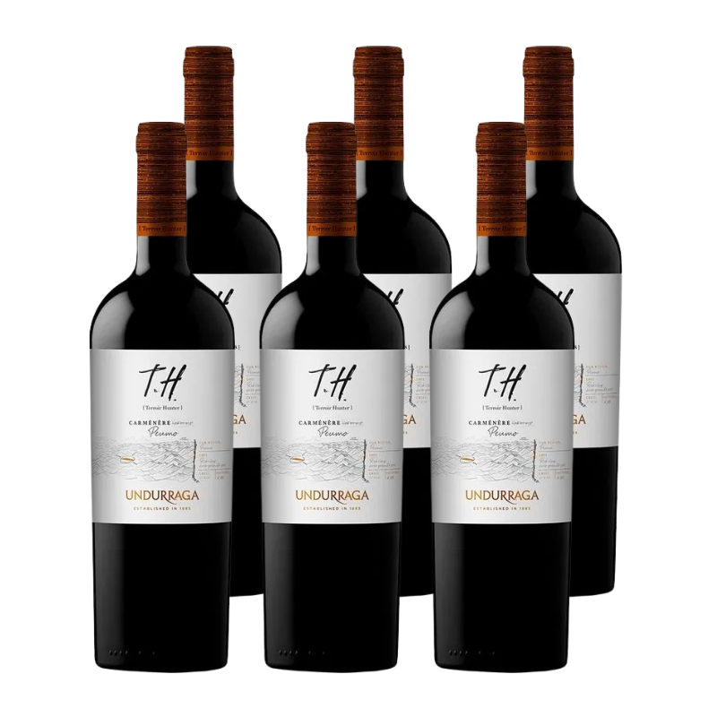 Vino Undurraga Peumo TH Carmenere 750cc x6 ($7.490 c/u)