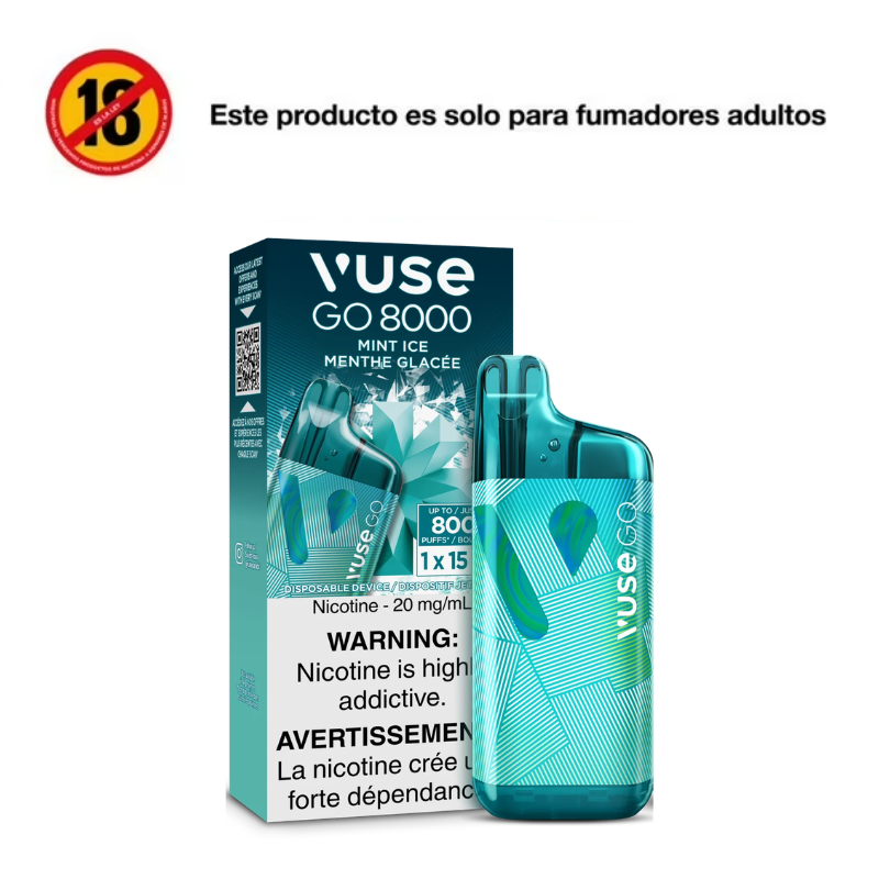 Vaporizador Vuse GO 8000 Mint Ice