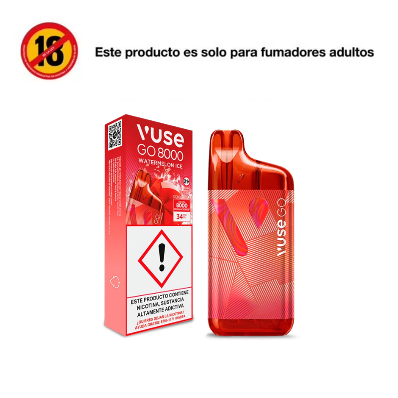 Vaporizador Vuse GO 8000 Watermelon Ice