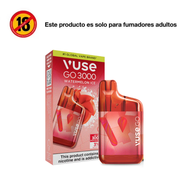Vaporizador Vuse GO 3000 Watermelon Ice