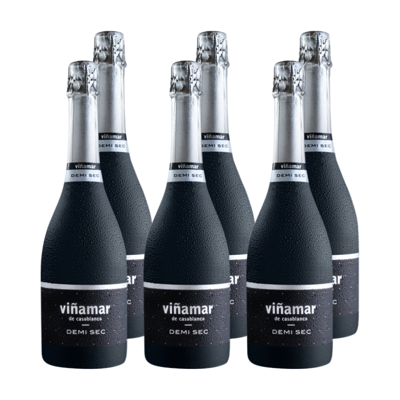 X6 Espumante Viñamar Demi Sec 750ml ($4.790 c/u)