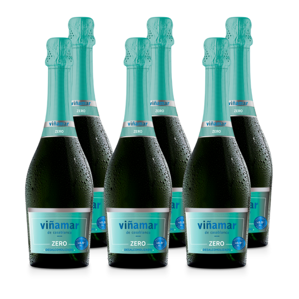 x6 Espumante Viñamar Zero Sin Alcohol 750ml ($5.490 c/u)