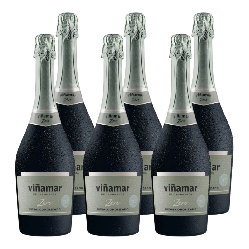 x6 Espumante Viñamar Zero Sin Alcohol 750ml ($5.490 c/u)