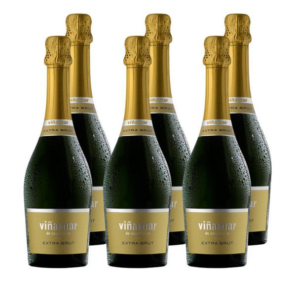 x6 Espumante Viñamar Extra Brut 750ml ($5.690 C/U)