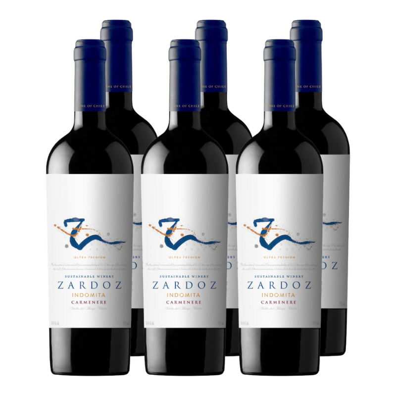 Vino Zardoz Carmenere 750cc x6 ($11.990 c/u)
