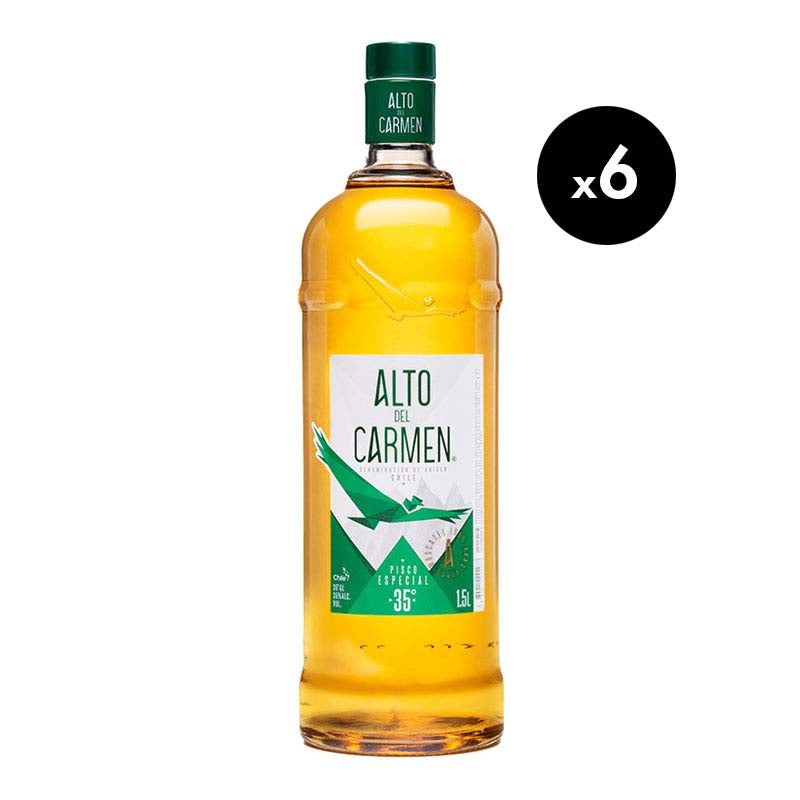 Pisco Alto del Carmen 35° 1.5 Lt. X6