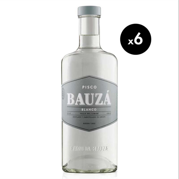 Pisco Bauzá Blanco 35° 1Lt. X6 ($ 5.990 c/u)