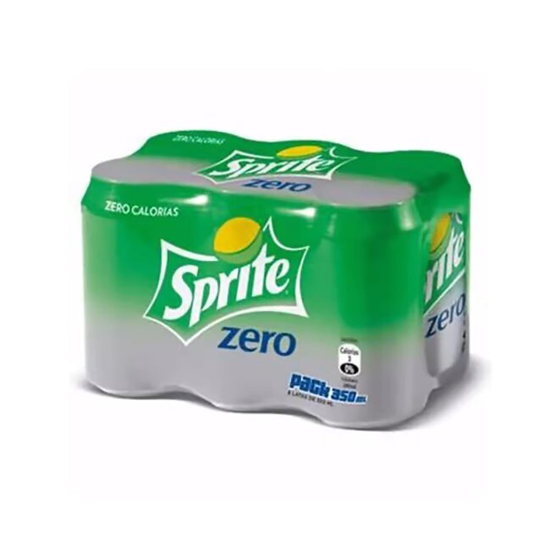 Bebida Sprite Zero 350cc x6