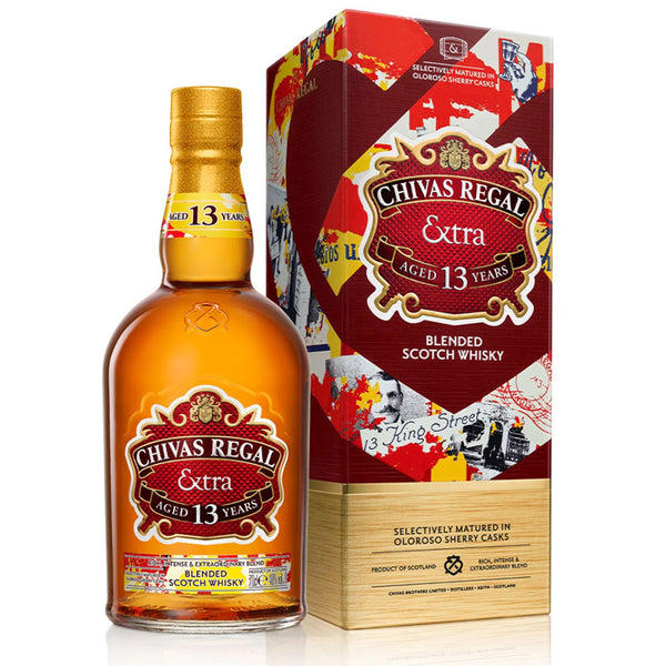 Whisky Chivas Regal Blended Scotch Whisky Extra 13 años