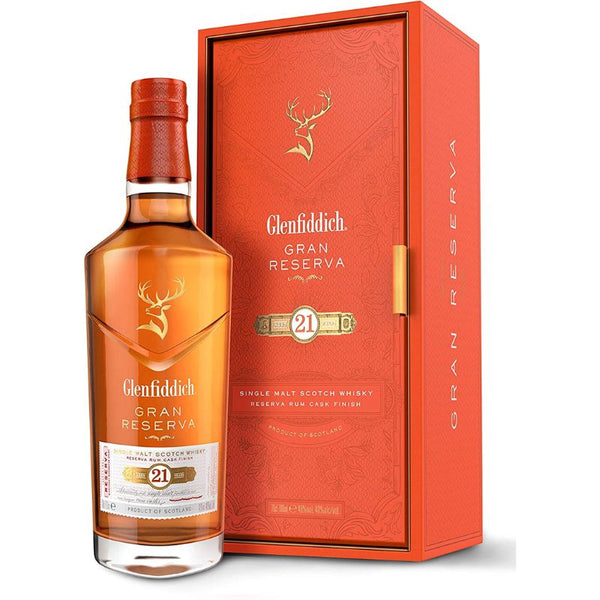 Whisky Glenfiddich Single Malt 21 años Gran Reserva 750cc